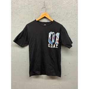 SLC‎ Women's Short Sleeve GOAT Graphic T-Shirt Size Large Black